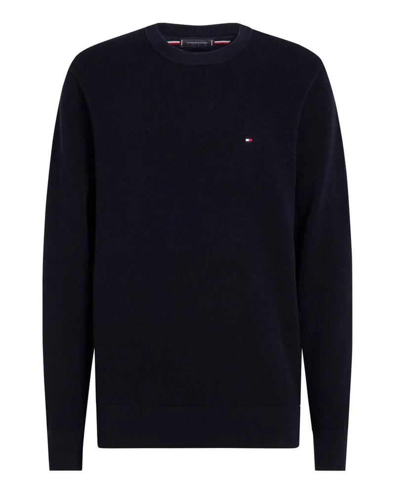 Tommy Hilfiger Herren Pullover aus Baumwolle Marine