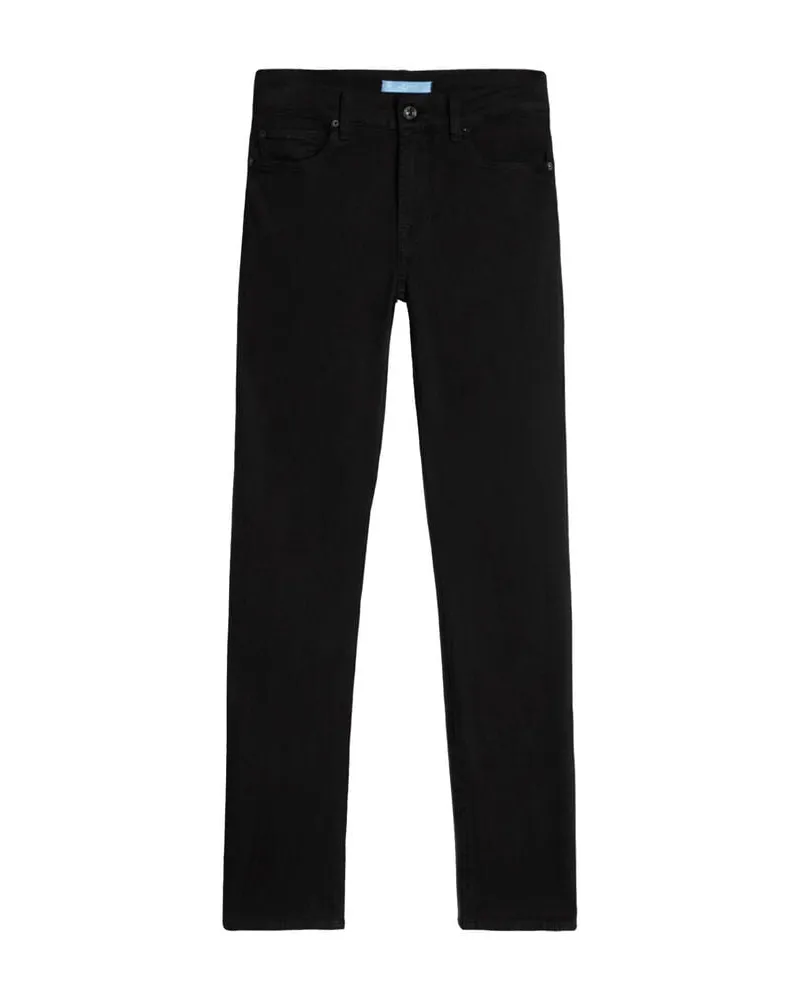 7 for all mankind Damen Jeans ROXANNE Slim Fit Black