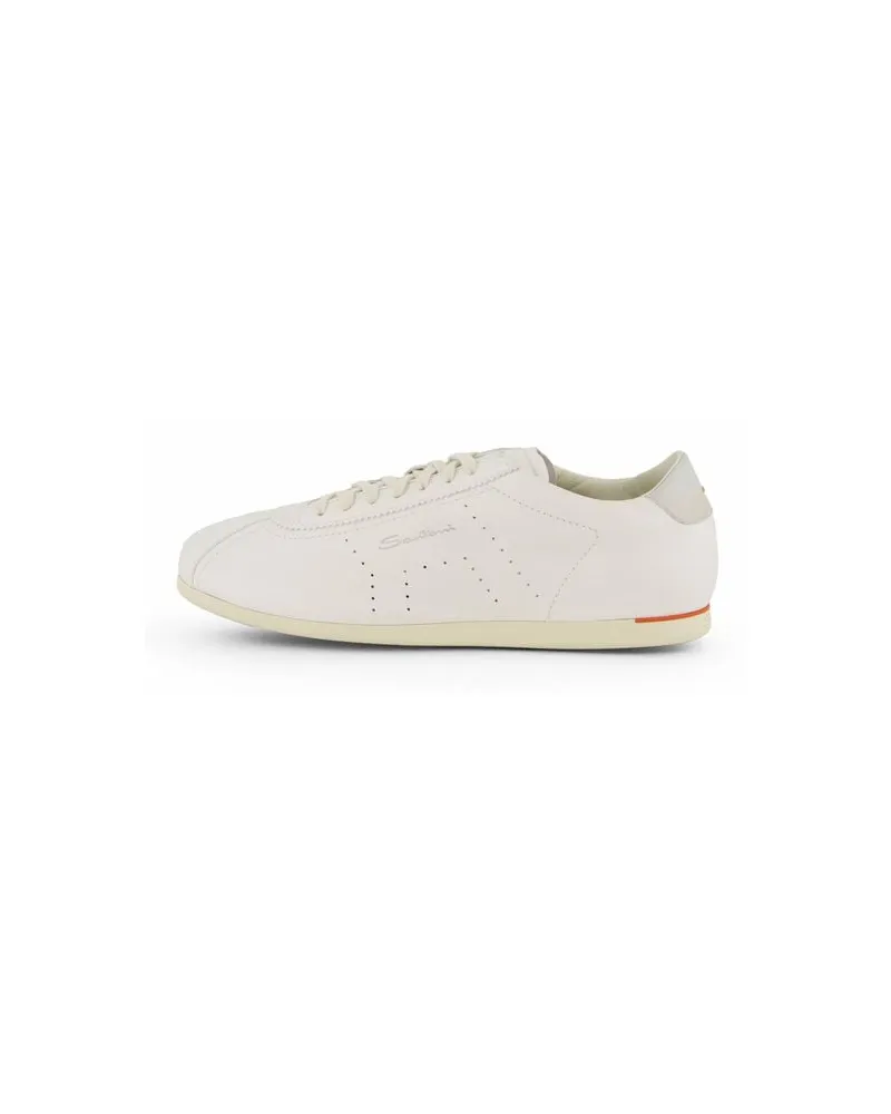 Santoni Herren Sneaker YORKER-A-FRII80 Weiss