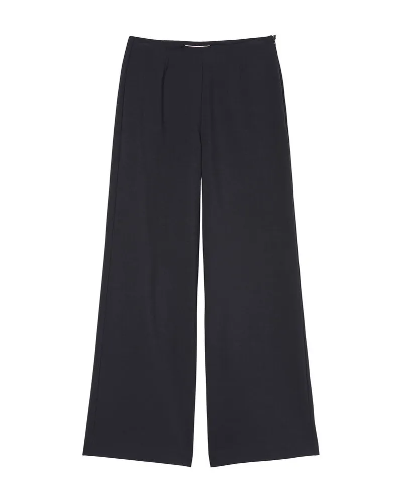 Marc O'Polo Damen Jerseyhose aus Interlock-Qualität Wide Fit Indigo