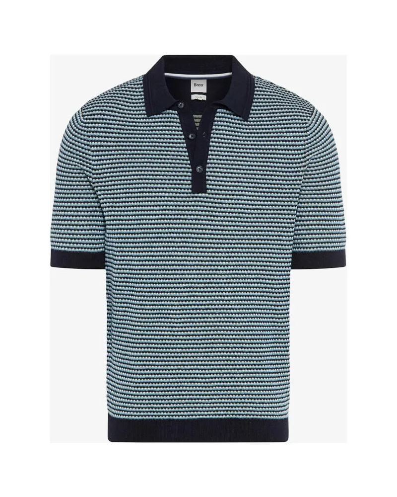 Brax Herren Poloshirt PASCAL J Blau