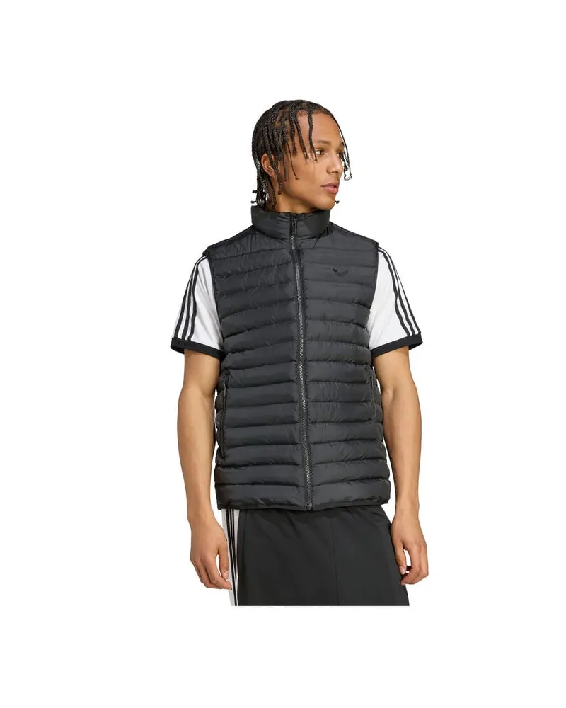 adidas Herren Weste PADDED VEST Slim Fit Schwarz