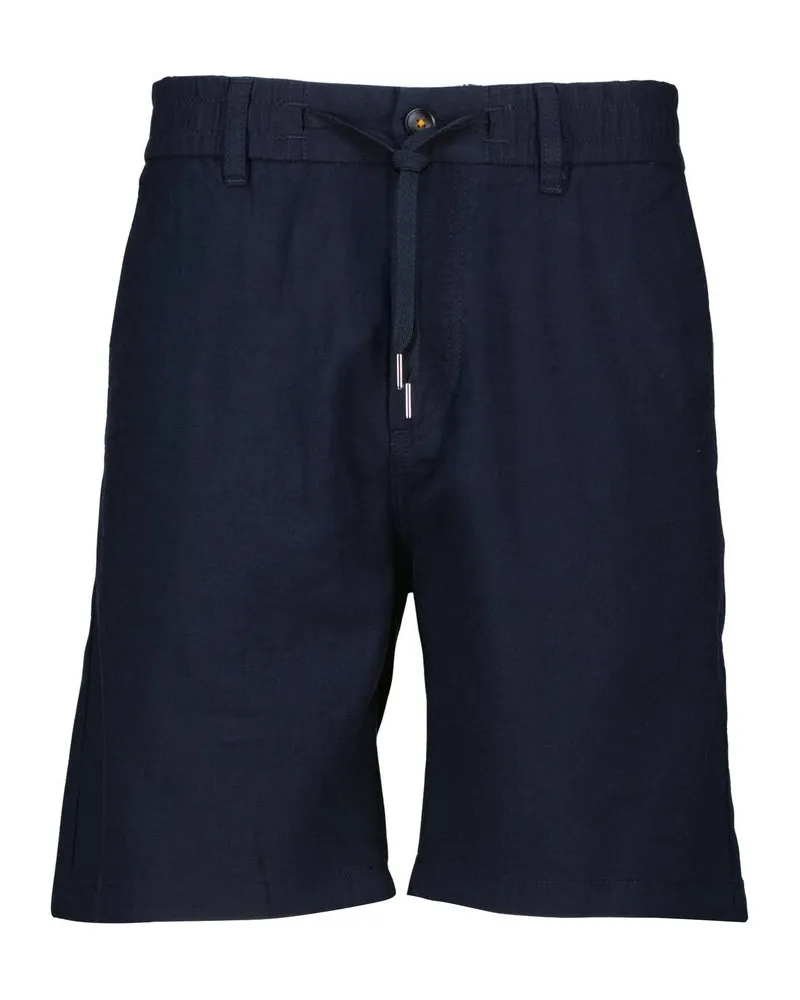 HUGO BOSS Herren Chinoshorts mit Leinen Tapered Fit Marine