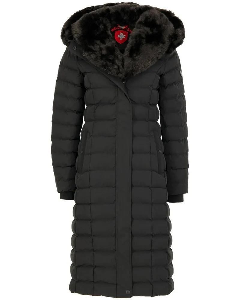 Wellensteyn Damen Steppmantel SANTORIN SUPER LONG Schwarz
