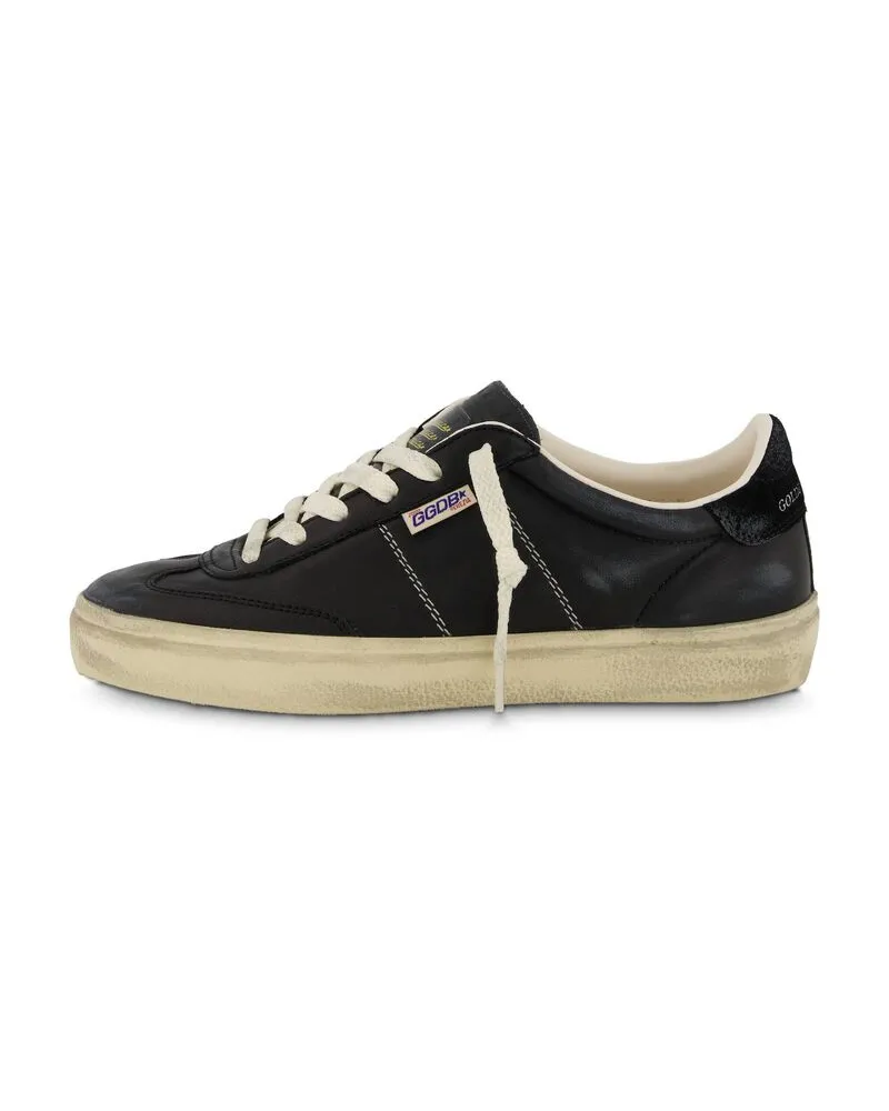 Golden Goose Damen Sneaker SOUL STAR aus Leder Schwarz