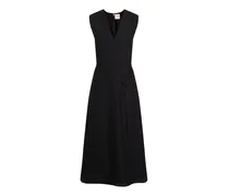 Damen Sommerkleid aus Lyocell und Leinen LINEN BLEND NS V NECK DRESS