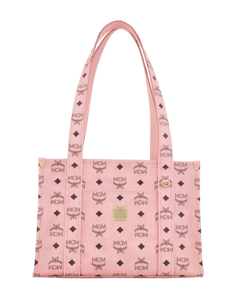 MCM Damen Tasche AREN VI TOTE SMALL Rose