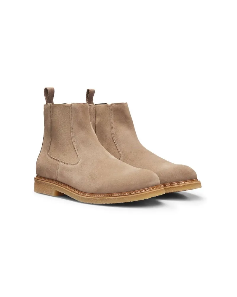 HUGO BOSS Herren Chelsea Boots KOPE_CHEB Taupe