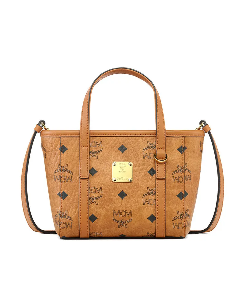 MCM Damen Shopper TONI VISETOS X-MINI Cognac