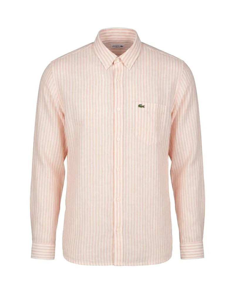 Lacoste Herren Hemd Regular Fit Rose