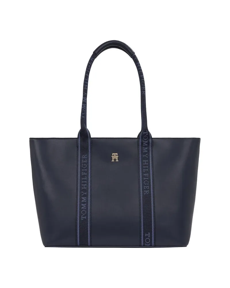 Tommy Hilfiger Damen Shopper TH LOGOTAPE TOTE Marine