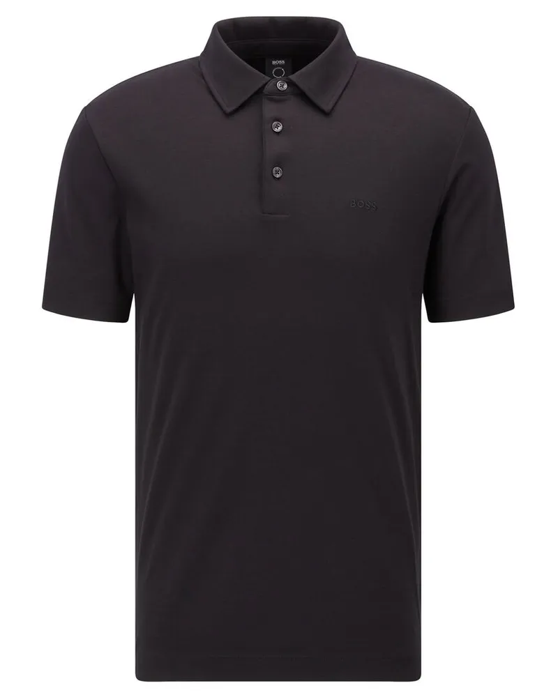 HUGO BOSS Herrenn Poloshirt PALOSH 30 Schwarz