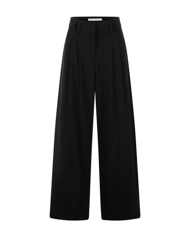 RAFFAELLO ROSSI  Damen Bundfaltenhose MAYLA Schwarz