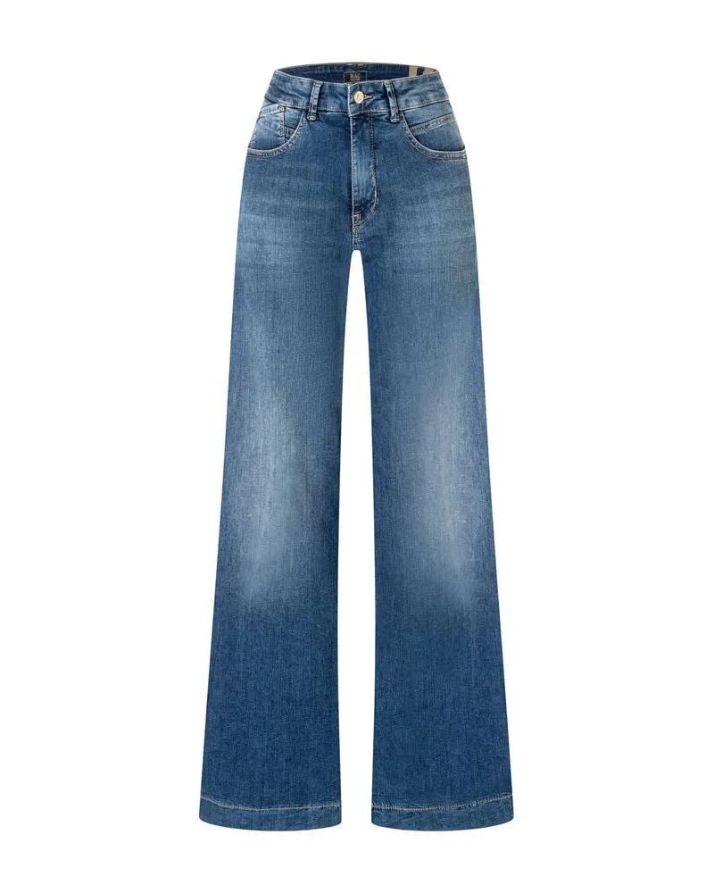 MAC Jeans Damen Jeans RICH PALAZZO Darkblue