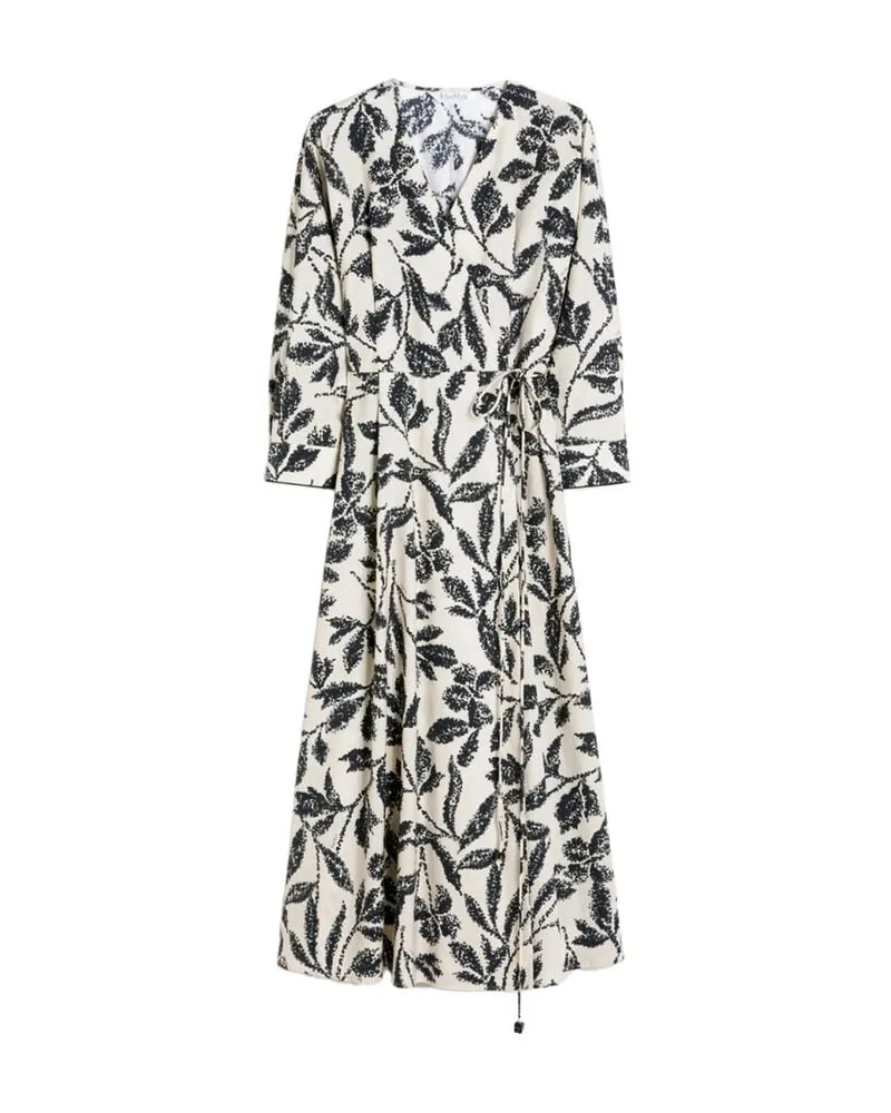 Max Mara Damen Midikleid aus Baumwolle Camel