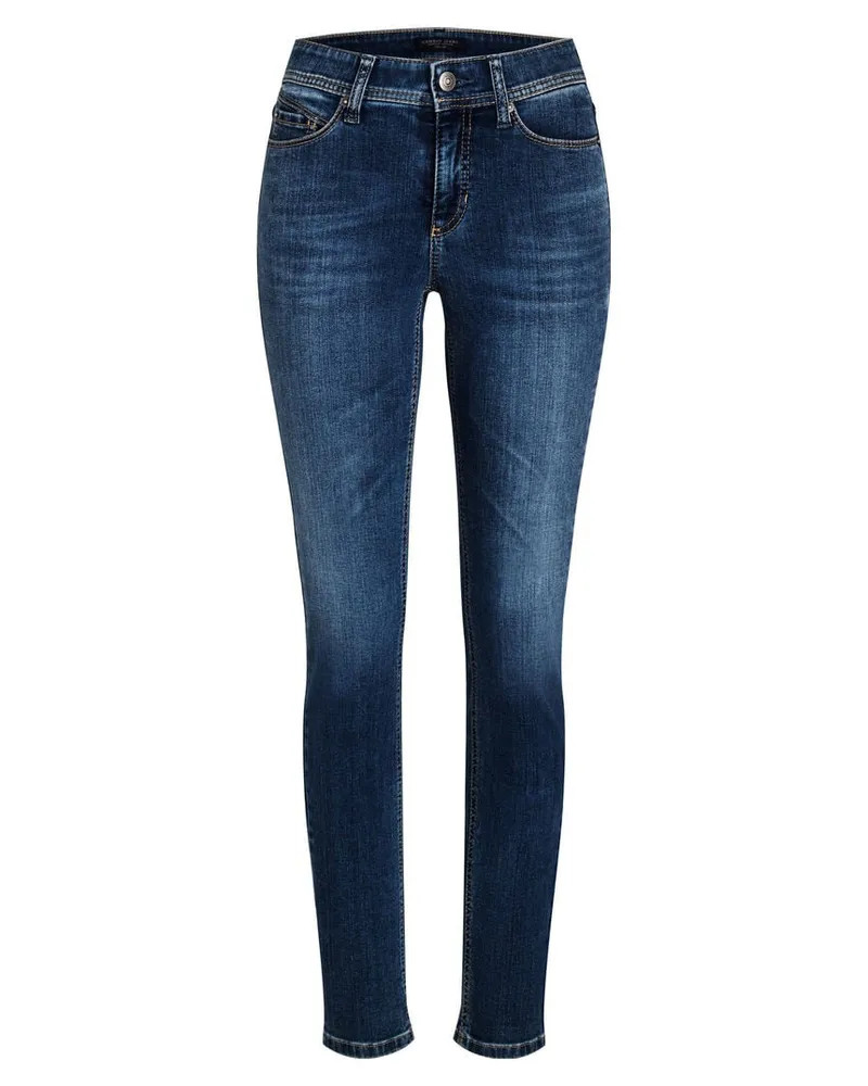 Cambio Damen Jeans "Parla" Skinny Fit Darkblue