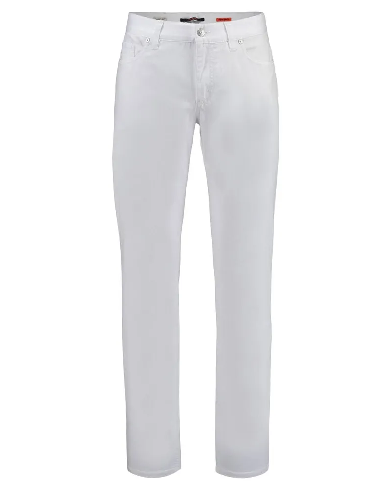 Alberto Herren Jeans Weiss
