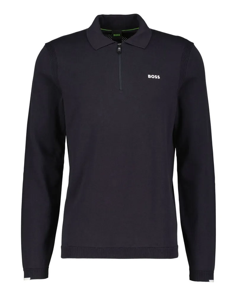 HUGO BOSS Herren Pullover aus Baumwolle KN_EVER-X Marine