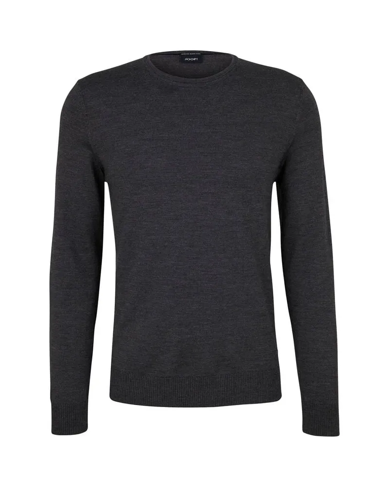 JOOP! Herren Strickpullover aus Schurwolle DENNY Regular Fit Grau