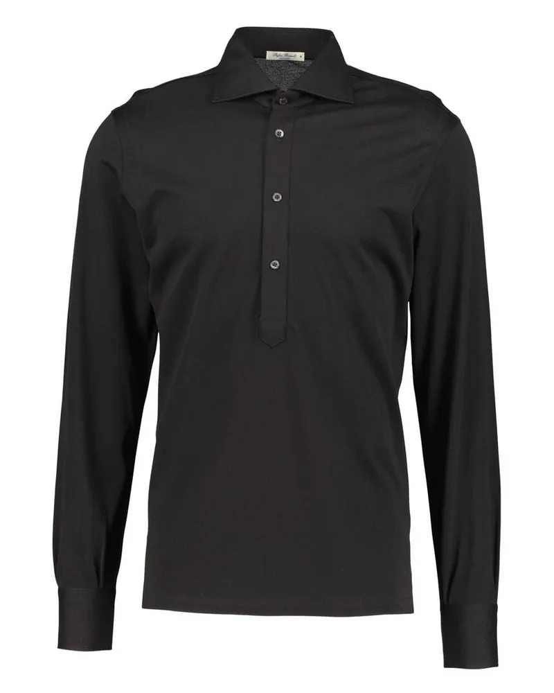 Stefan Brandt Herren Polohemd LUCIEL 4S PM PQ ULTRA 60 Schwarz