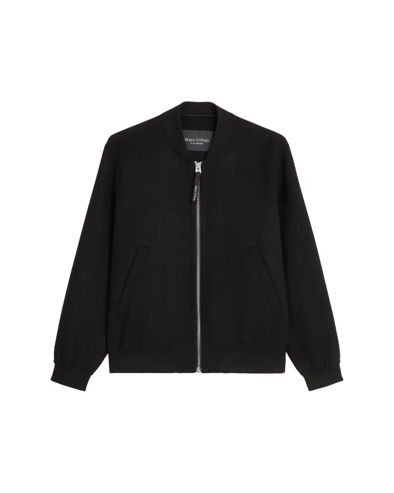 Marc O'Polo Herren  Blouson mit recycelter Wolle Schwarz