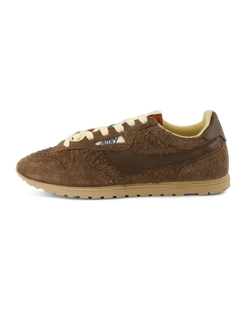 AUTRY Damen Sneaker WINDSPIN UA01 SUE/LEA EBONY Braun