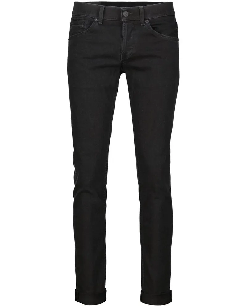 Dondup Herren Jeans PANTALONE GEORGE Skinny Fit Black