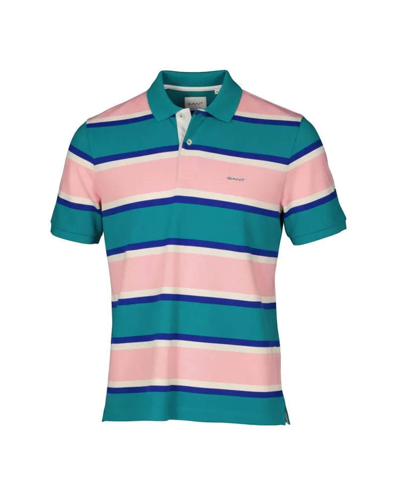 Gant Herren Poloshirt aus Baumwolle Aqua