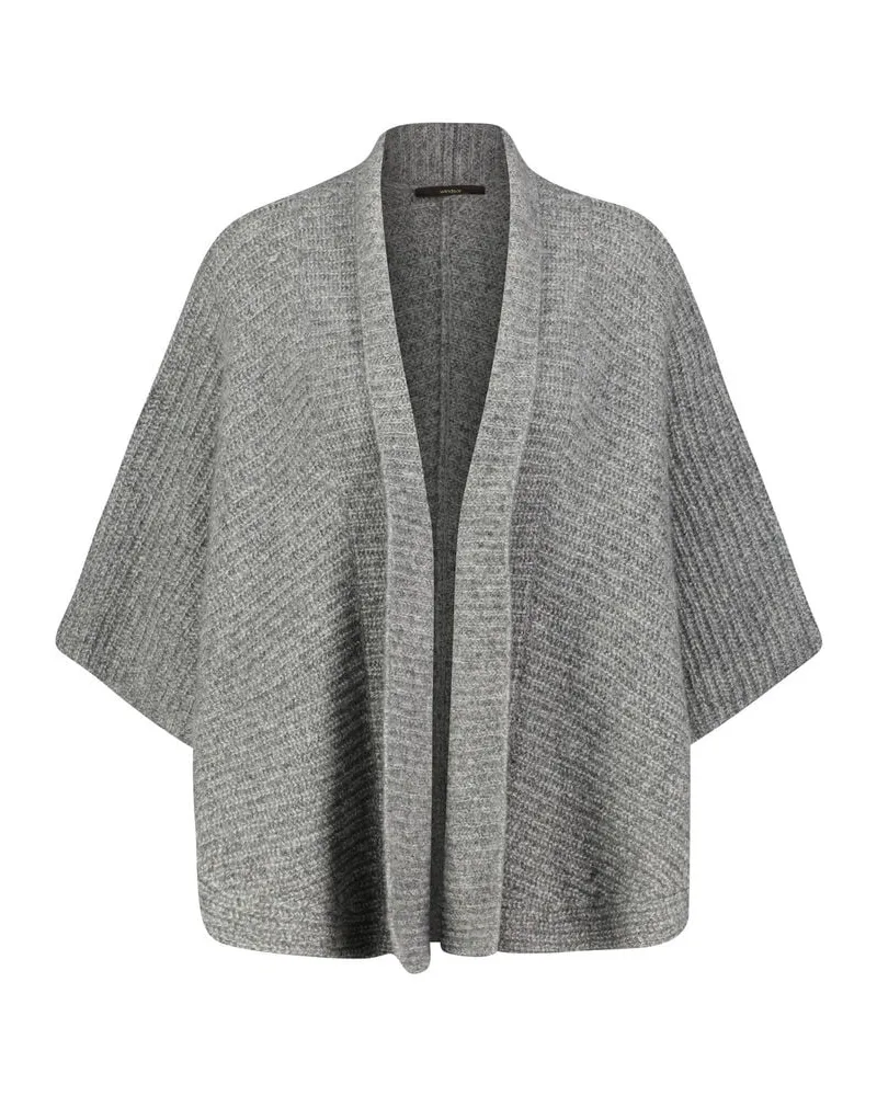 windsor. Damen Strickjacke aus Kaschmir und Seide Grau