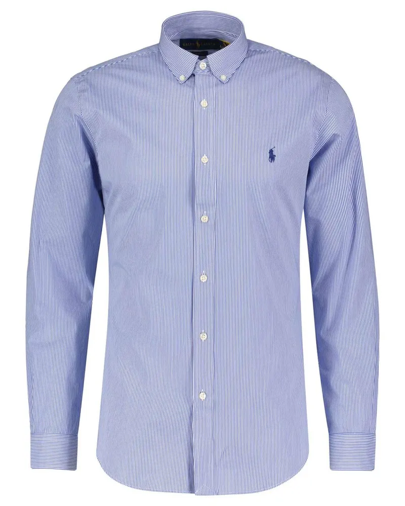 Ralph Lauren Herren Freizeithemd Langarm Bleu