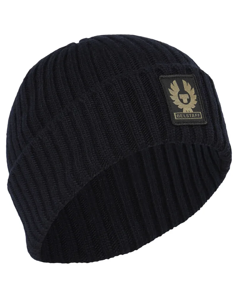Belstaff Strickmütze aus Wolle WATCH BEANIE Marine