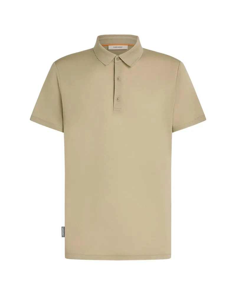 Icebreaker Herren Poloshirt  MERINO 150 TECH LITE Regular Fit Beige
