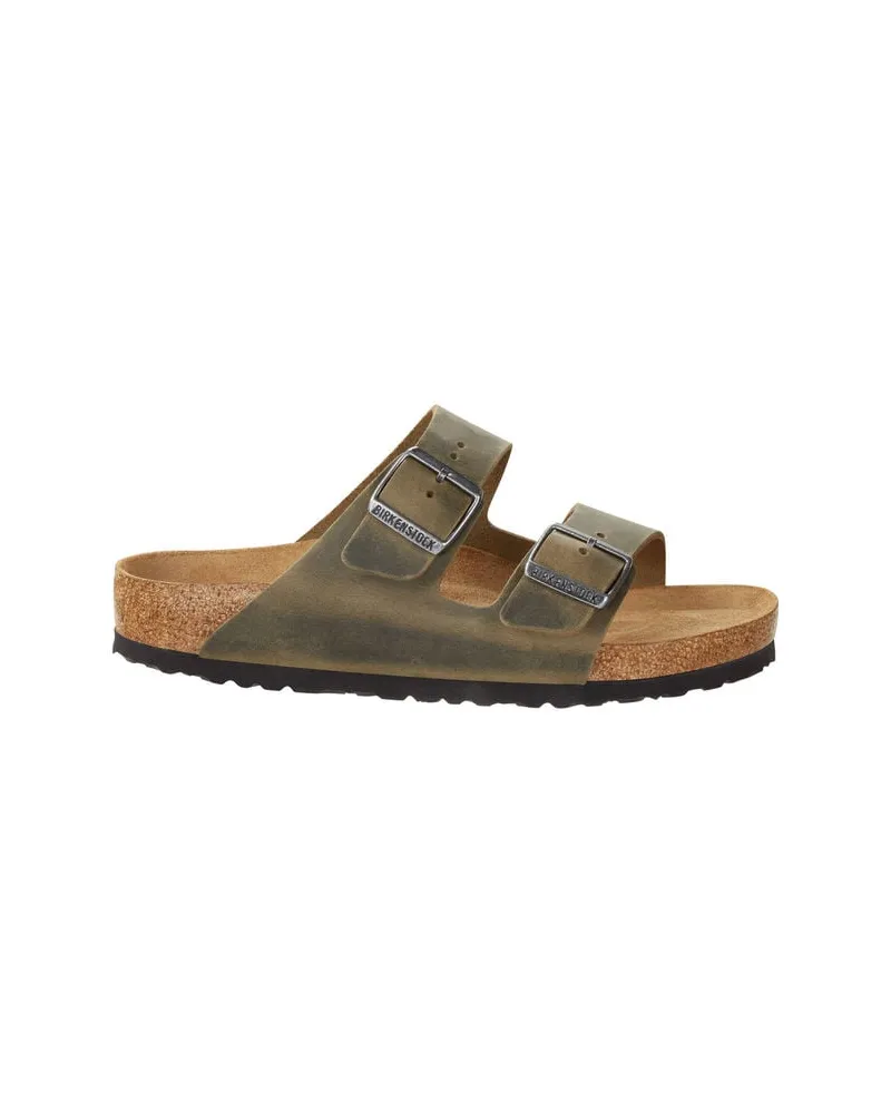 Birkenstock Herren Pantoletten ARIZONA Soft Footbed Taupe
