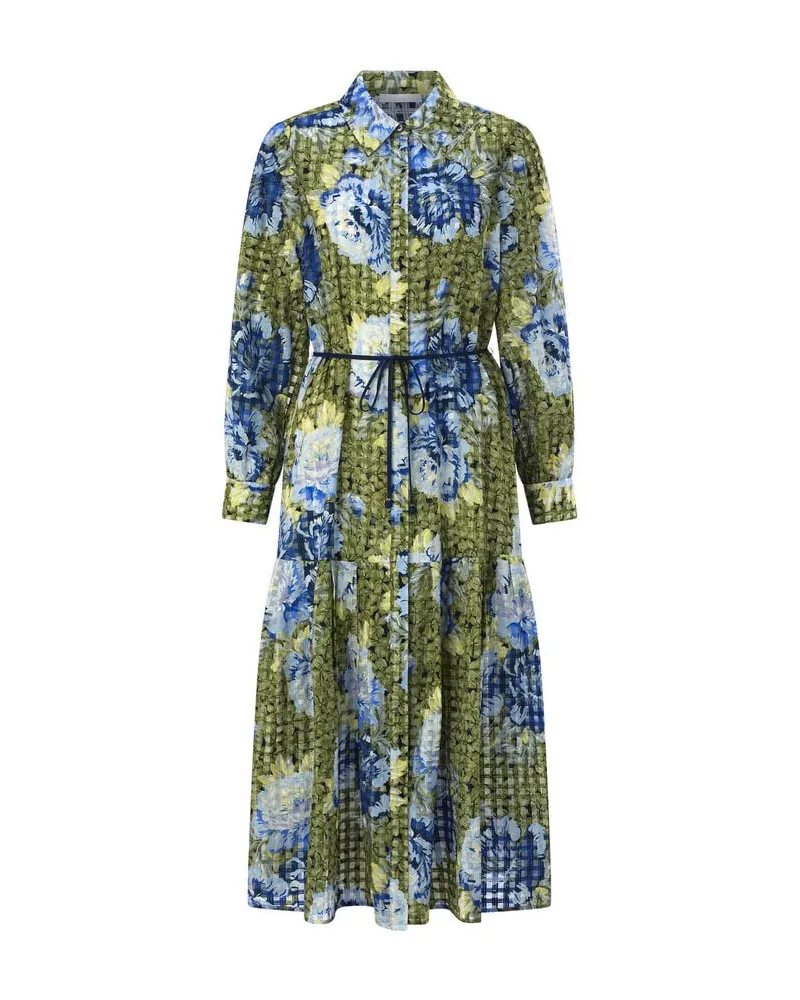 Rich&Royal Damen Kleid mit Seide Limone