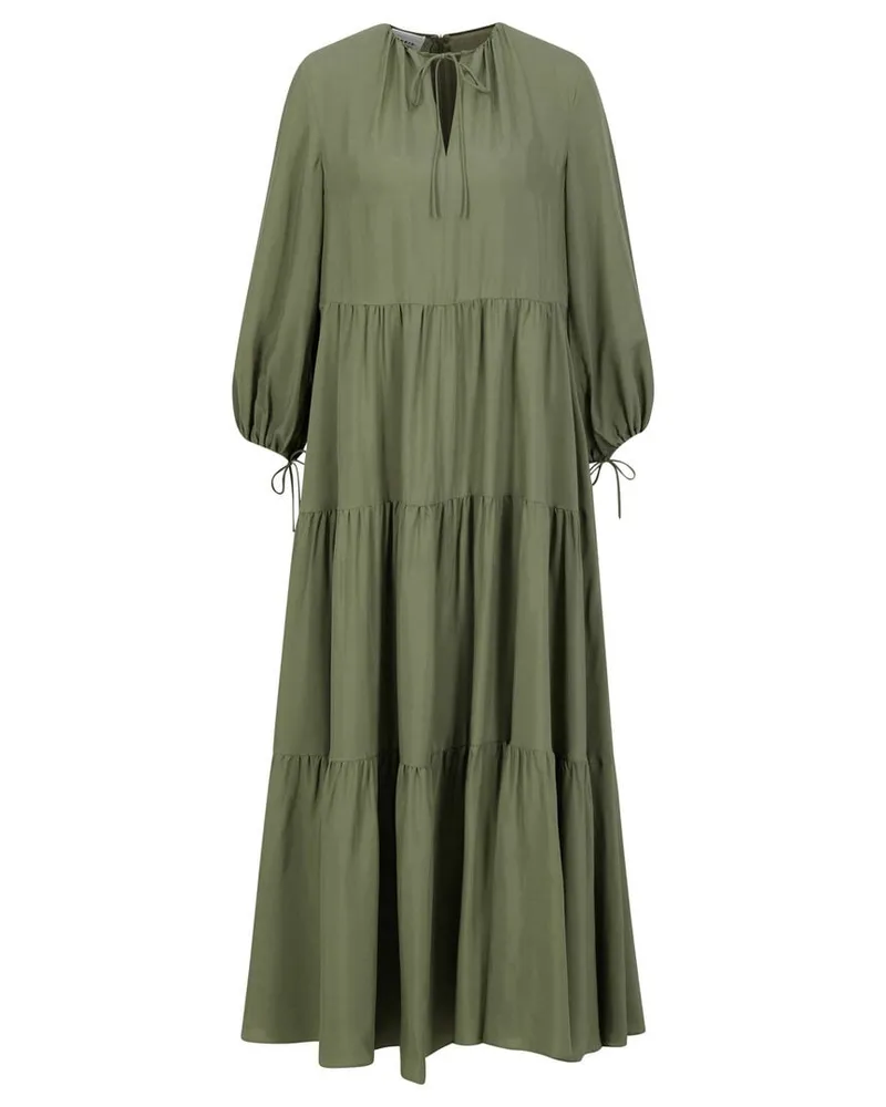 Akris Damen Kleid BOHO MIDI DRESS Khaki