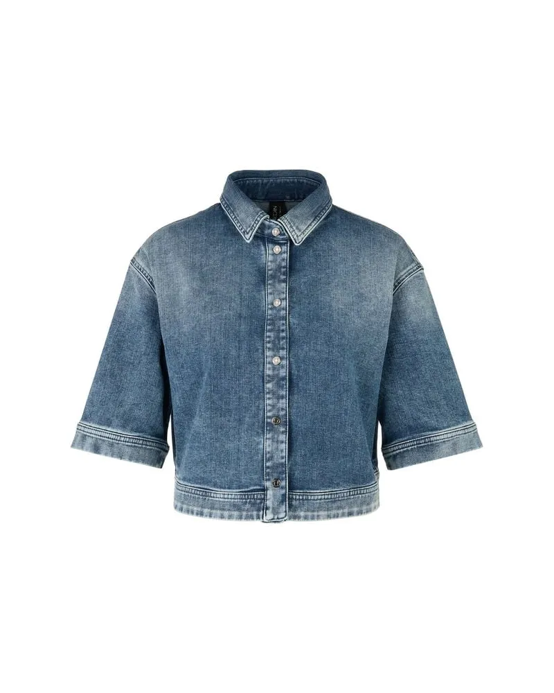 Marc Cain Damen Jeansbluse Bleached