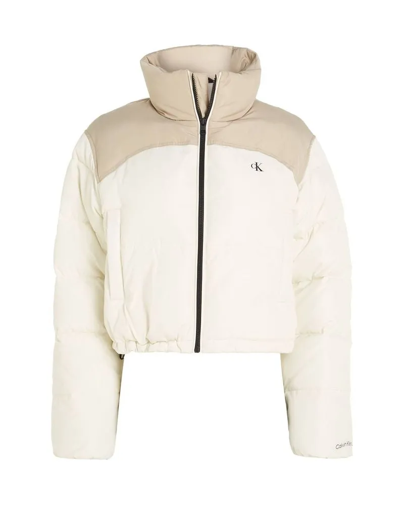 Calvin Klein Damen Steppjacke Taupe