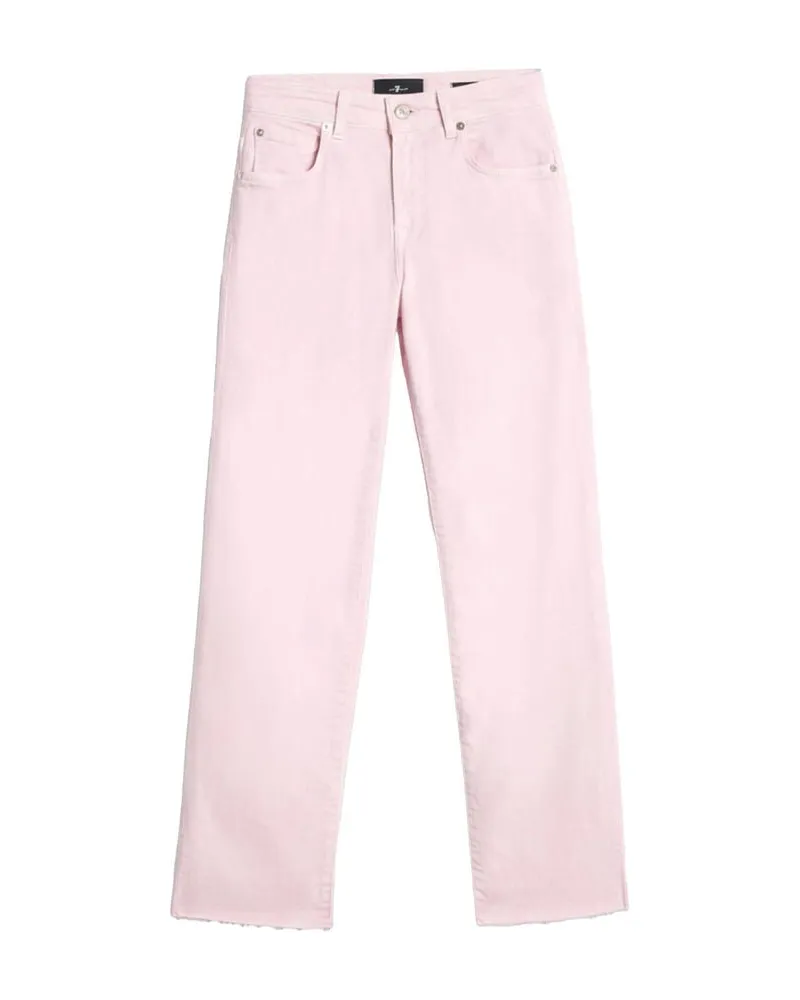 7 for all mankind Damen Jeans CALIE Straight Ankle Fit Rose