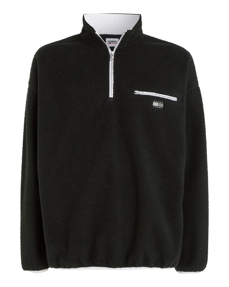 Tommy Hilfiger Herren Fleecepullover Schwarz