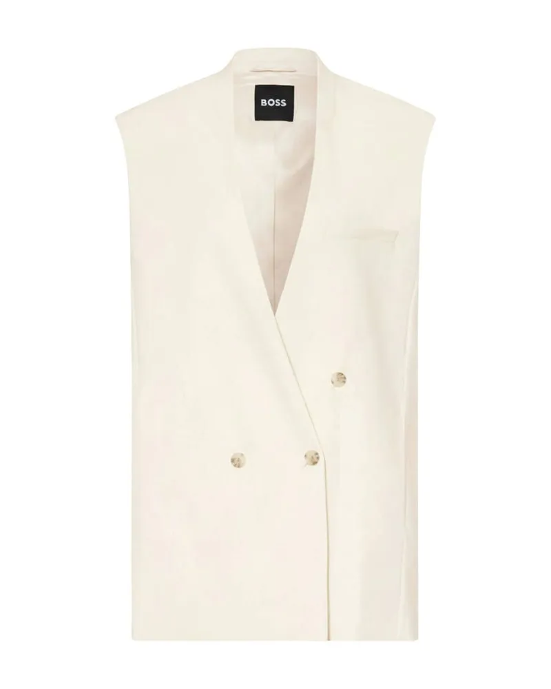 HUGO BOSS Damen Blazer YAWIKIRI Weiss