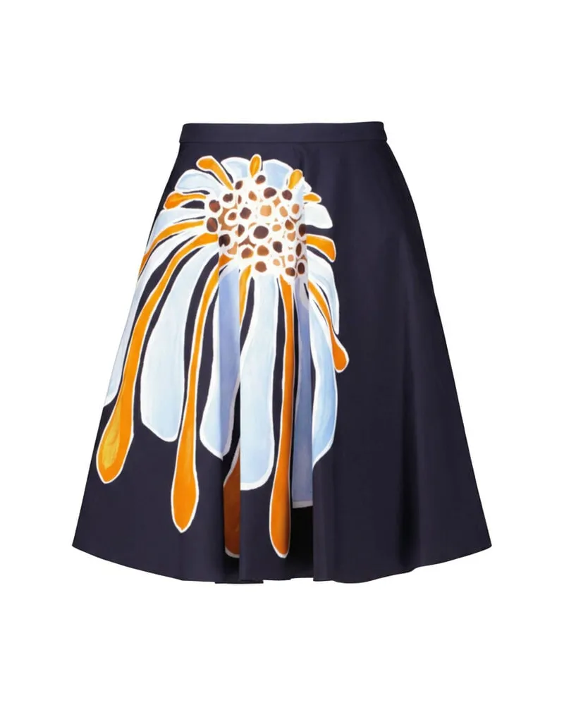 Dorothee Schumacher Damen Rock FLORAL POWER Marine