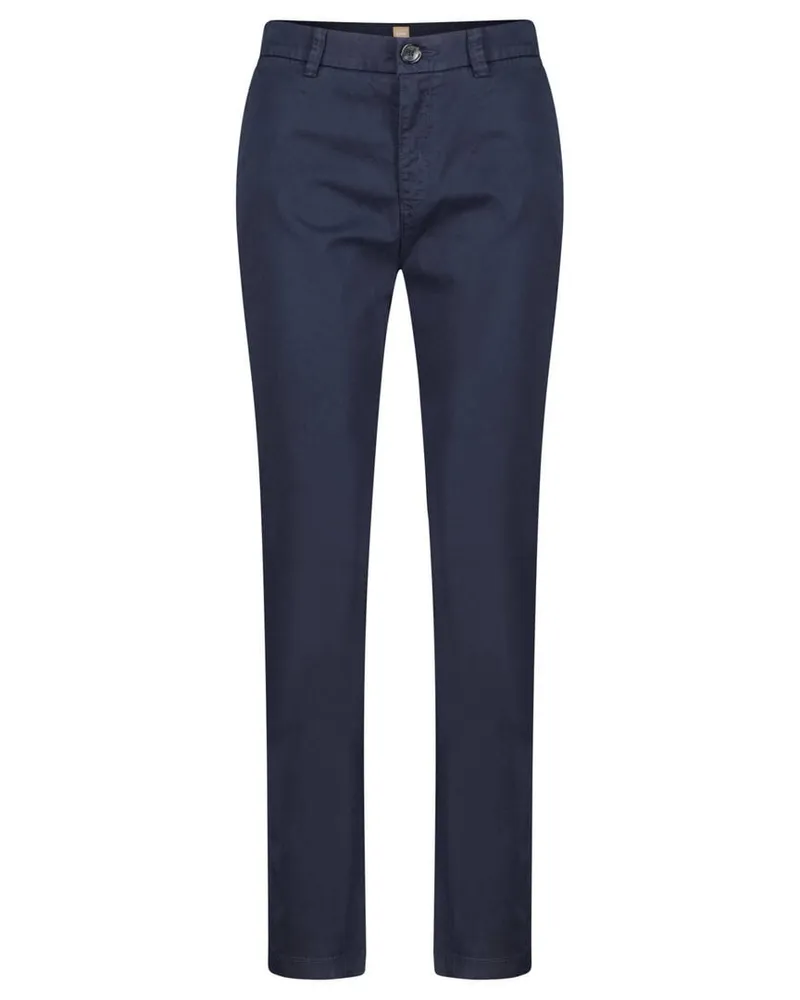 HUGO BOSS Damen Chinohose C_TACHINI2-D Regular Fit Marine