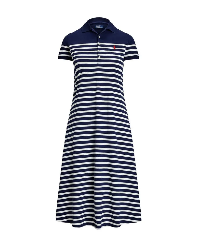 Ralph Lauren Damen Polokleid Blau