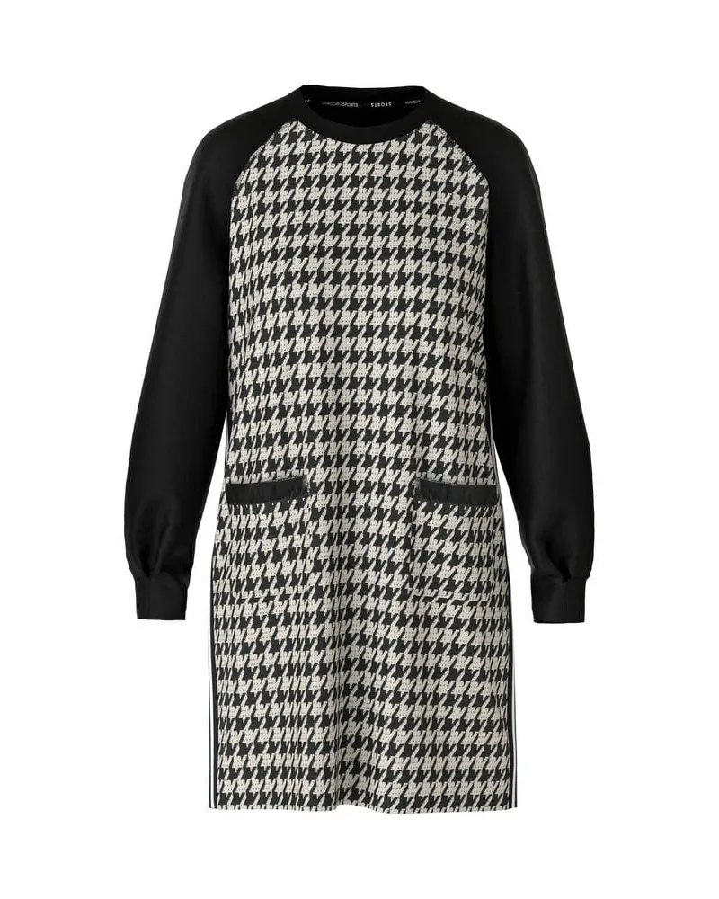 Marc Cain Damen Kleid mit Stehkragen Schwarz