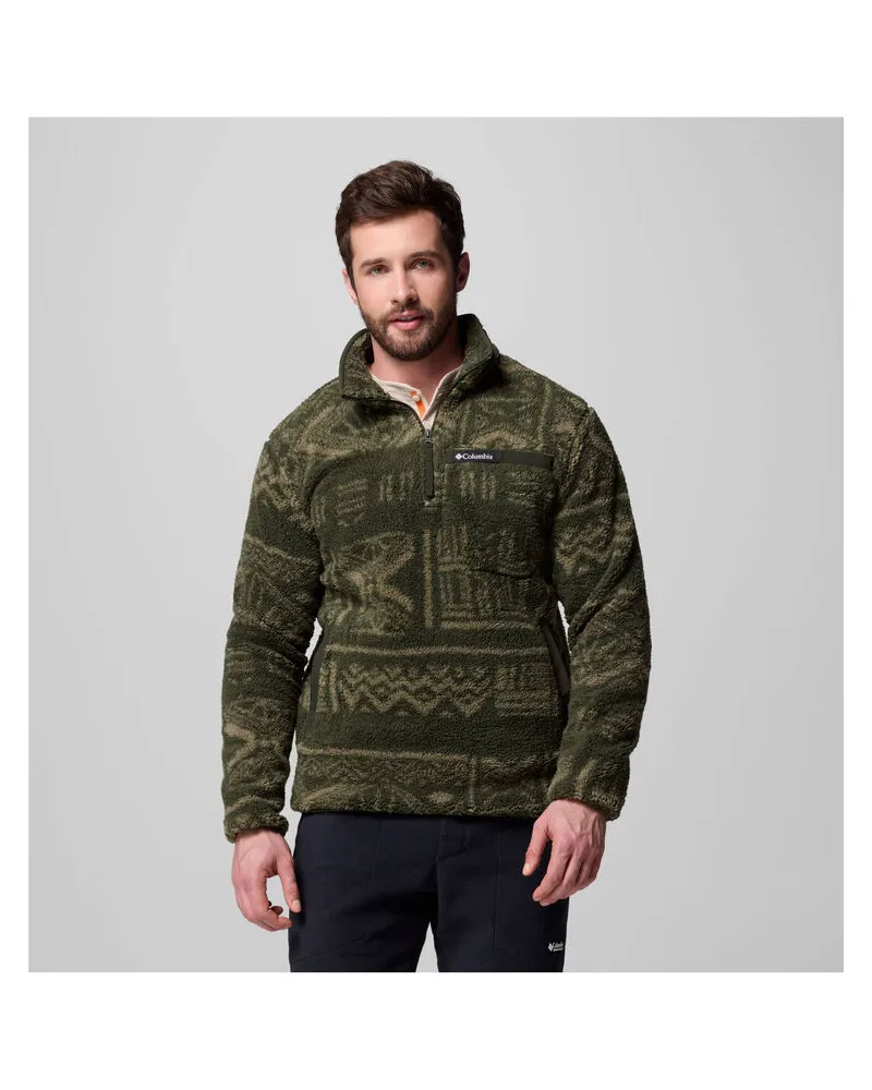 Columbia Sportswear Company Herren Fleecepullover RUGGED RIDGE HIGH PILE HALF ZIP Grün