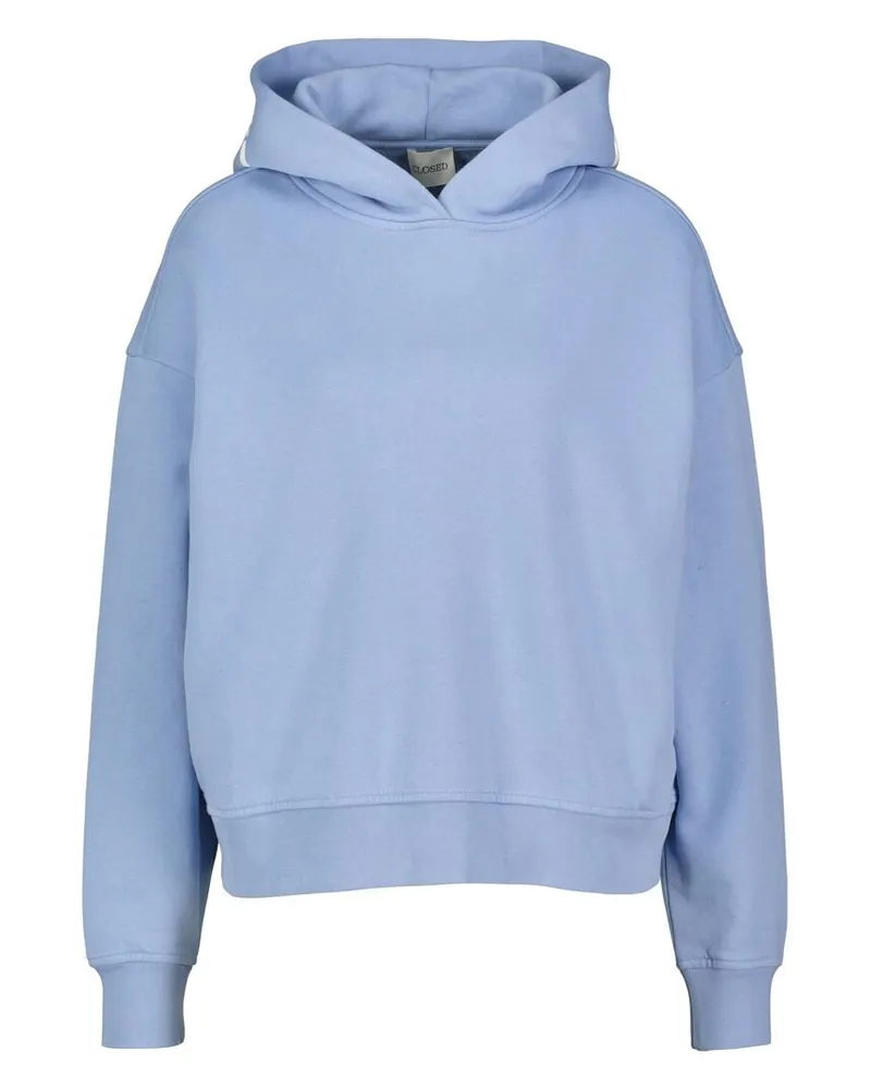 Closed Damen Hoodie aus Bio-Baumwolle Blau