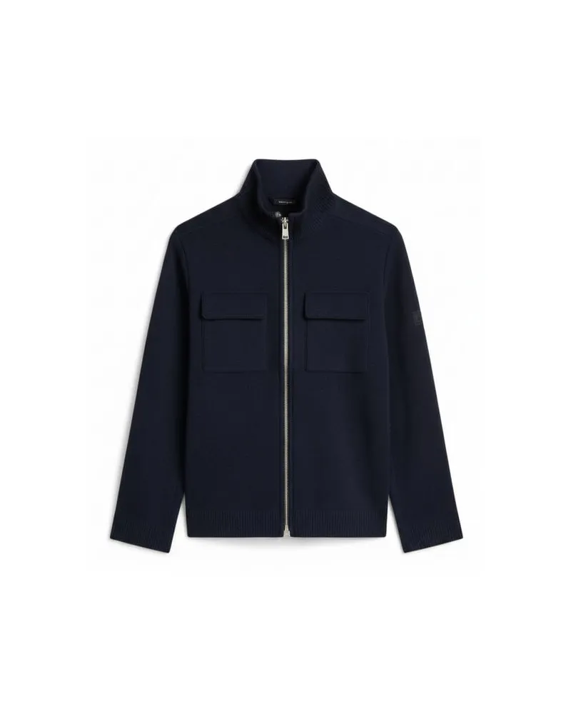 Marc O'Polo Herren Freizeitjacke mit Bio-Baumwolle Navy