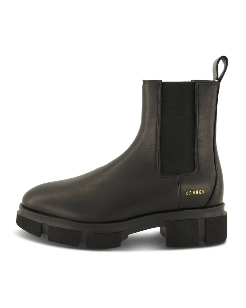 Copenhagen Damen Chelsea Boots Schwarz
