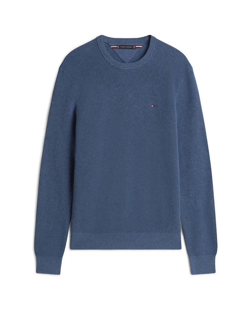 Tommy Hilfiger Herren Pullover aus Baumwolle Lagune