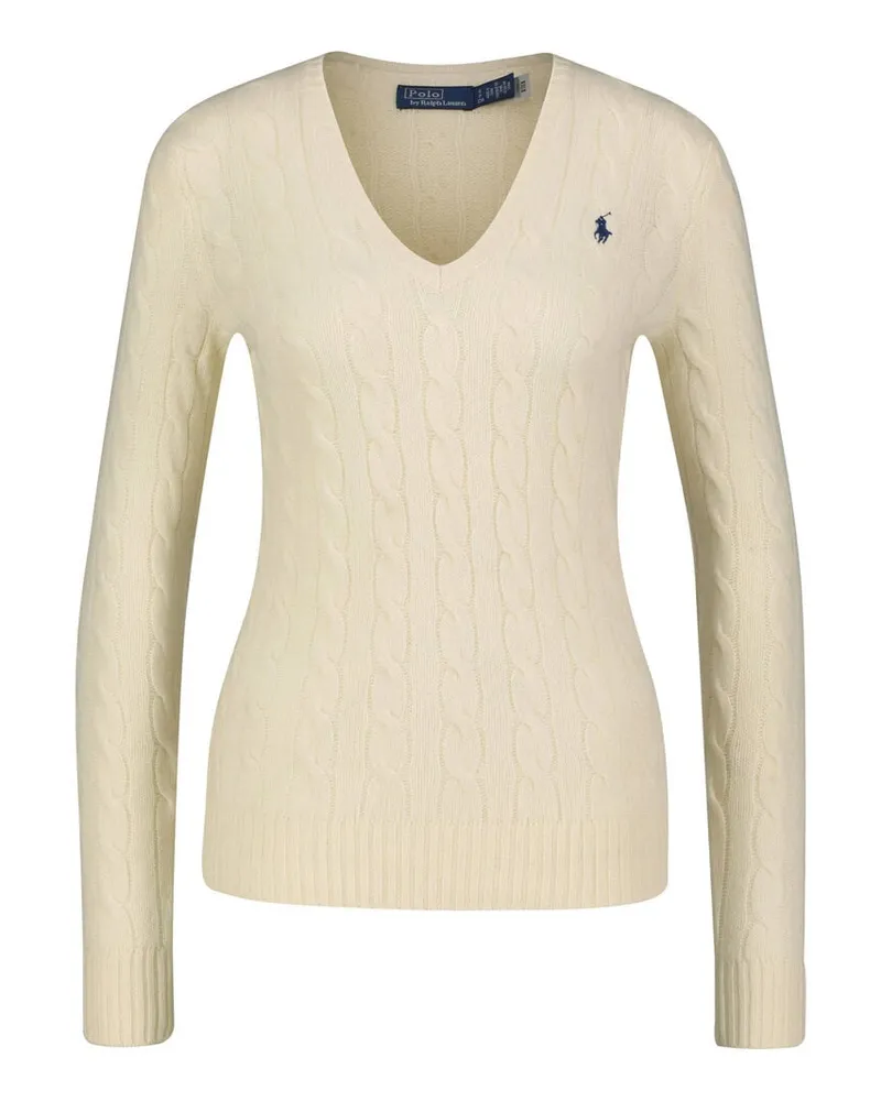 Ralph Lauren Damen Strickpullover aus Wolle und Kaschmir Camel